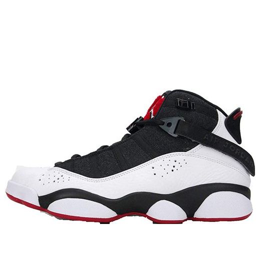 Air Jordan 6 Rings 'Black White Gym Red'  322992-012 Vintage Sportswear